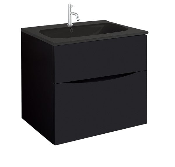 Glide II 600 Unit with Midnight Black Glass Basin