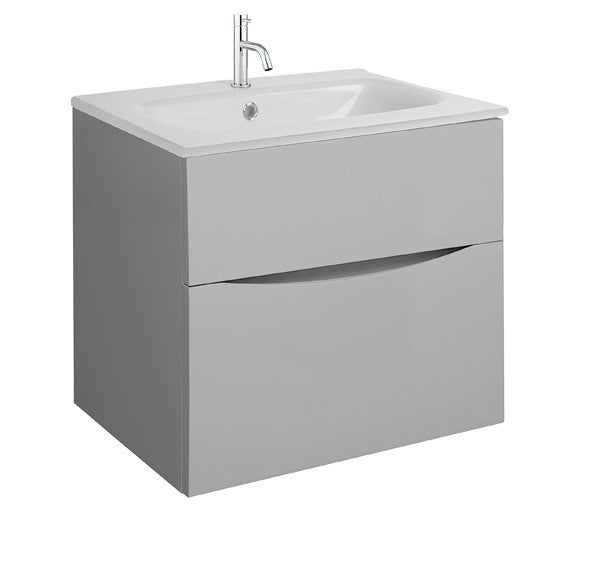 Glide II 600 Unit with Ice White Glass Basin
