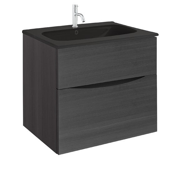 Glide II 600 Unit with Midnight Black Glass Basin