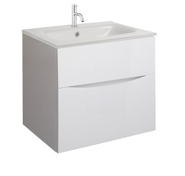 Glide II 600 Unit with Ice White Glass Basin