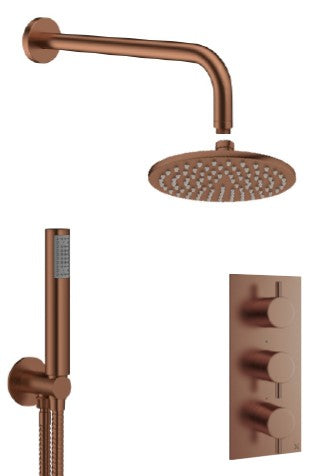 MPRO 2 Outlet 3 Handle Shower Bundle