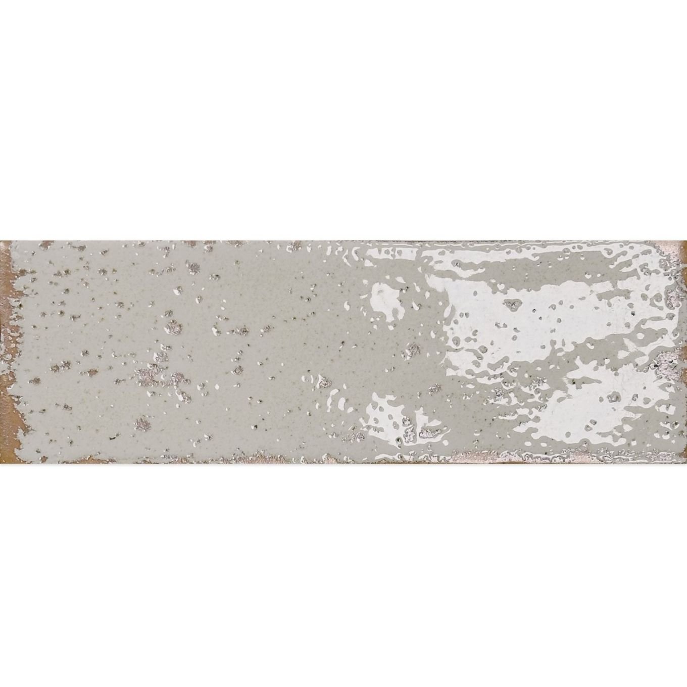 Monza Blanco Glossy Porcelain Brick Tile 65x200mm
