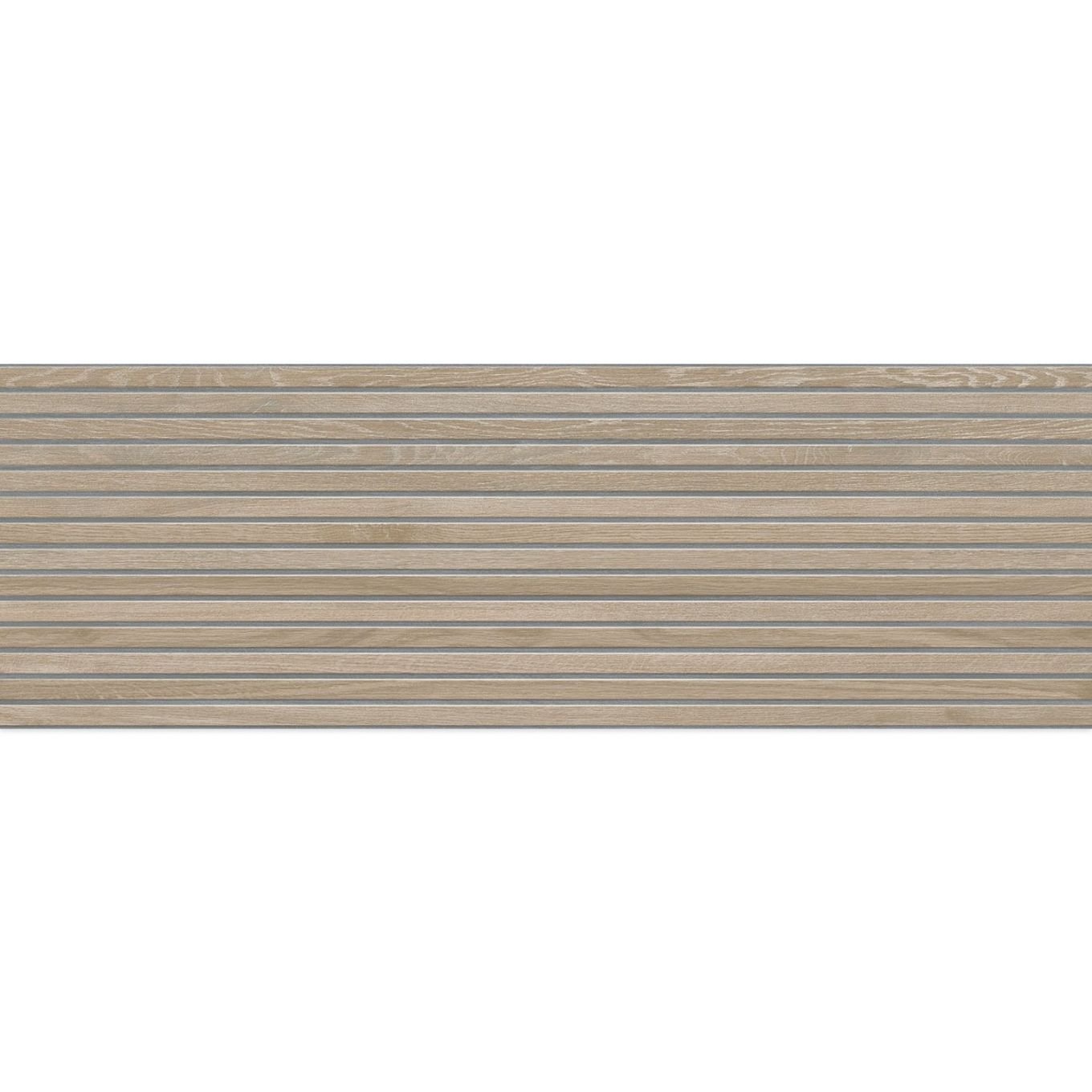 Madera Decor Haya Matt Ceramic Slatted Wood Tile 1200x400mm