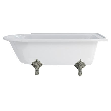Hampton 170cm Left Handed Showering Bath with Standard Feet