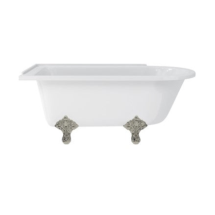 Hampton 150cm Right Handed Showering Bath with Standard Feet