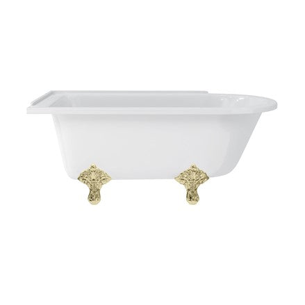 Hampton 150cm Right Handed Showering Bath with Standard Feet