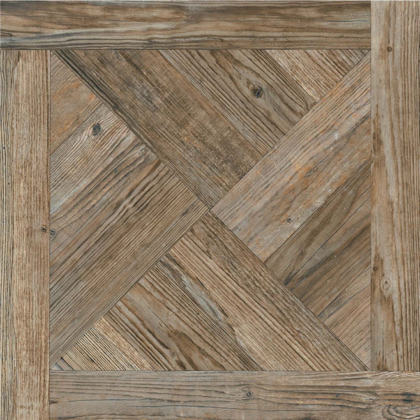 Pinkman Umber Wood Effect Matt Porcelain Tile 900x900mm