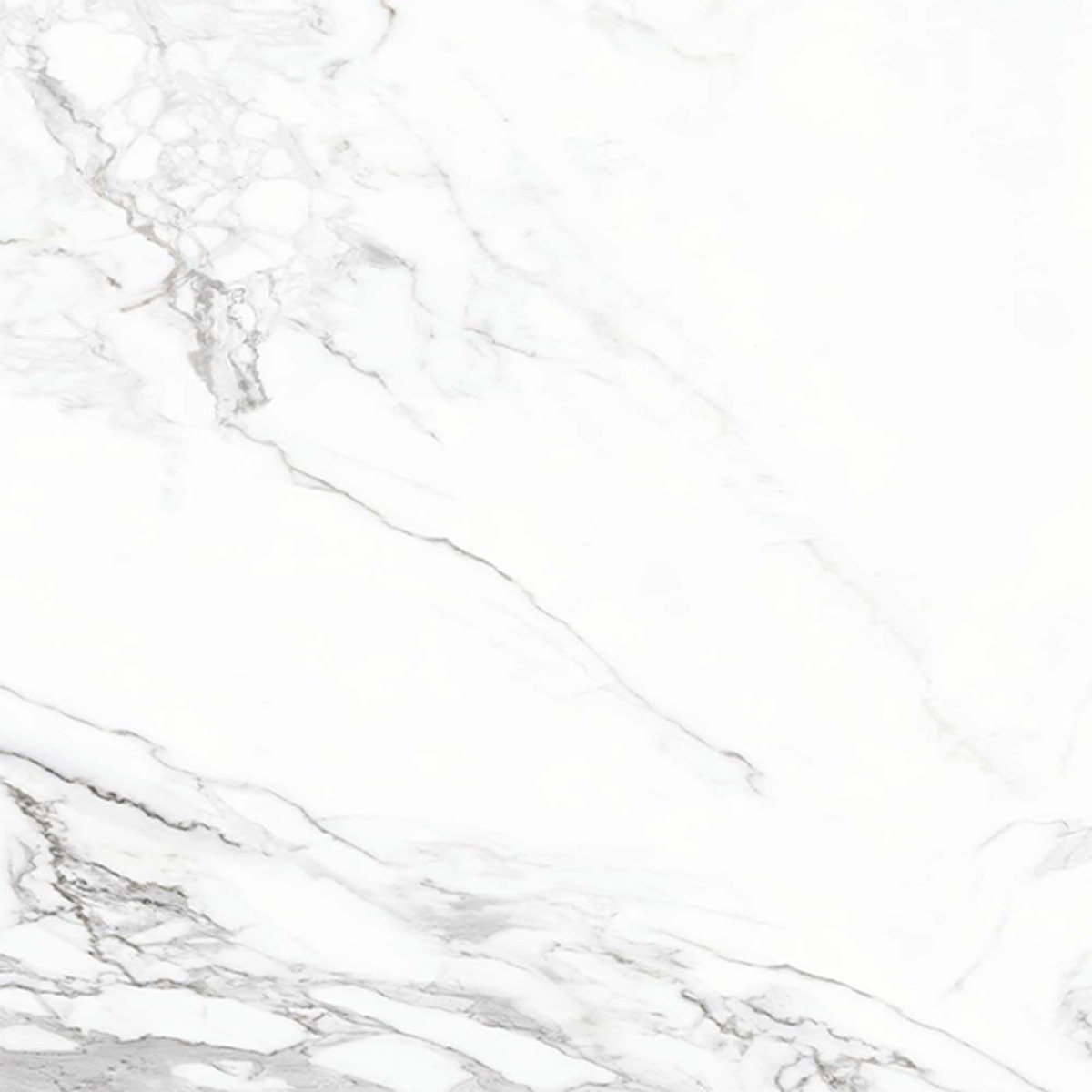 Infinite Marble White Gloss Porcelain Tile 600x600mm