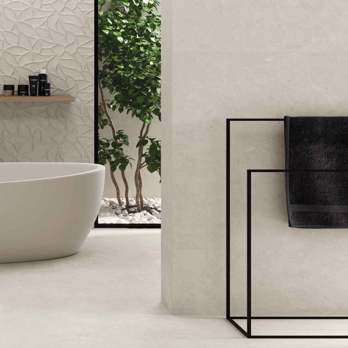 Idris Nacar Matt Ceramic Wall Tile 300x900mm