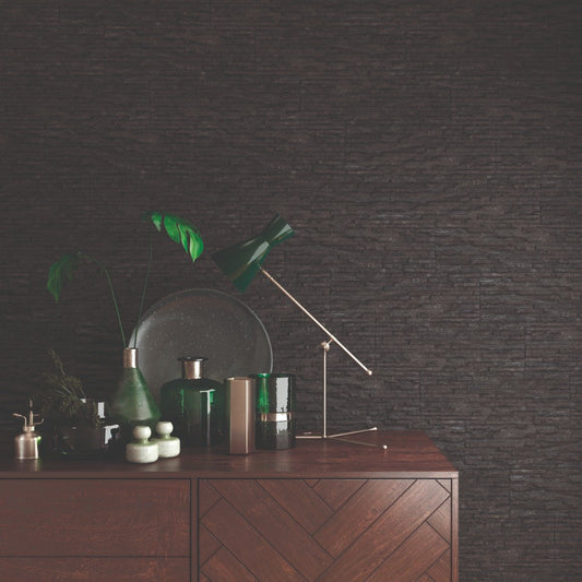 Centaur Black Matt Porcelain Tile 520x170mm