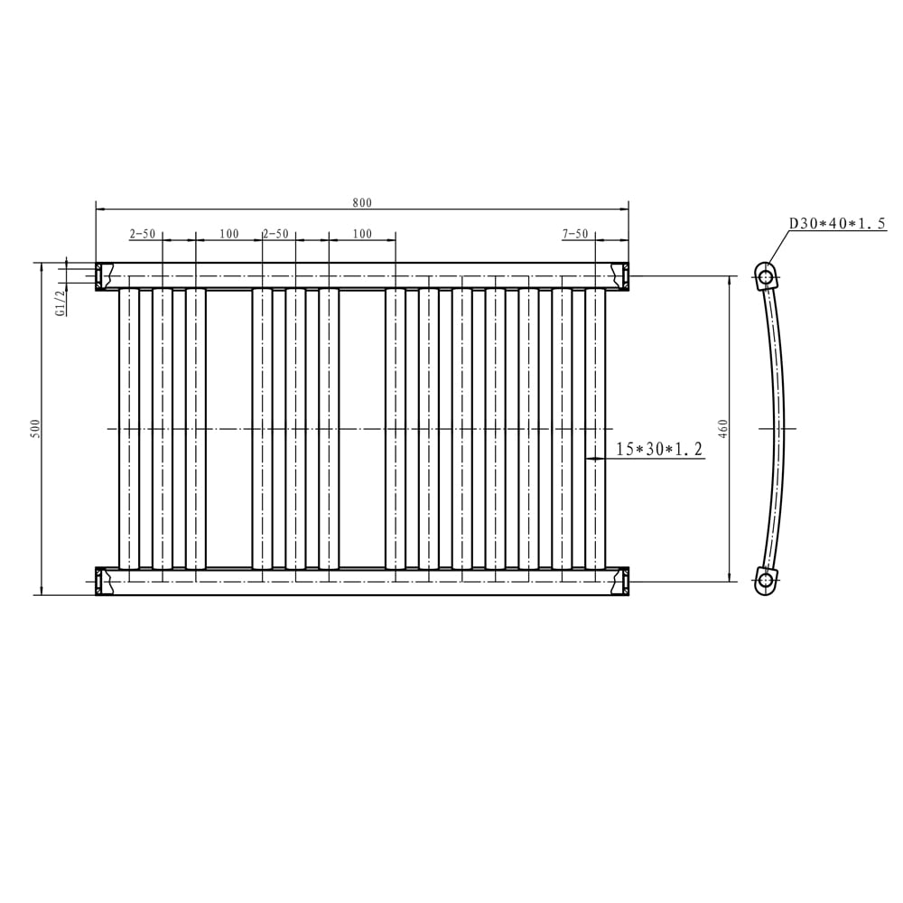 Skye Chrome Heated Towel Rai 770x500mm