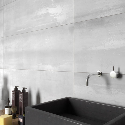 Enola Silver Matt Ceramic Tile 300x900mm