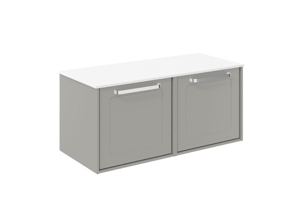 Infinity 1000 Framed Unit with Polar White Worktop