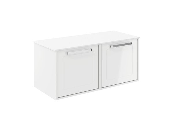 Infinity 1000 Framed Unit with Polar White Worktop
