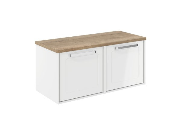Infinity 1000 Framed Unit with Windsor Oak Worktop