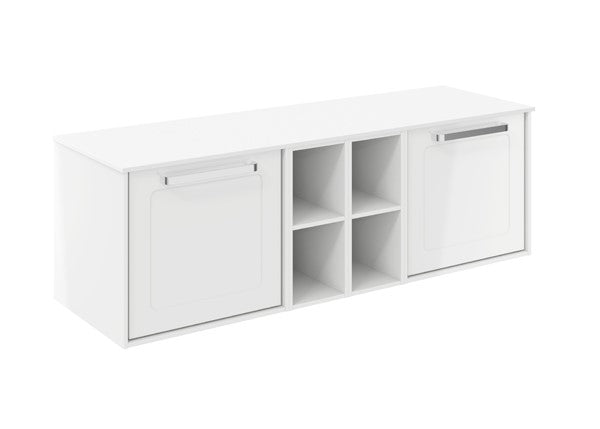 Infinity 1400 Framed Unit with Polar White Worktop