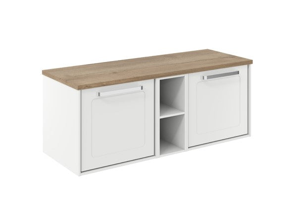 Infinity 1200 Framed Unit with Windsor Oak Worktop