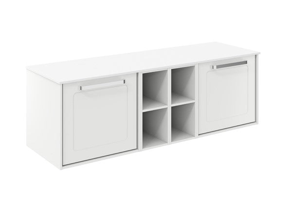 Infinity 1400 Framed Unit with Polar White Worktop