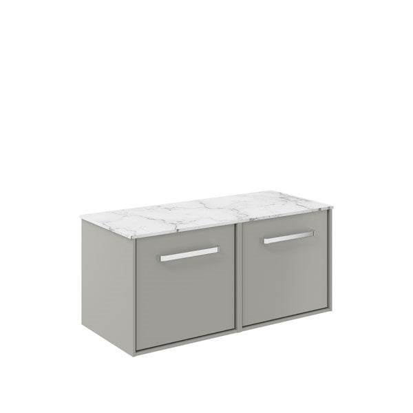 Infinity 1000 Unit with Carrara Marble Worktop