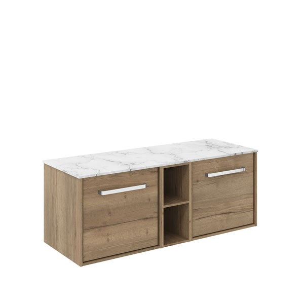 Infinity 1200 Unit with Carrara Marble Worktop