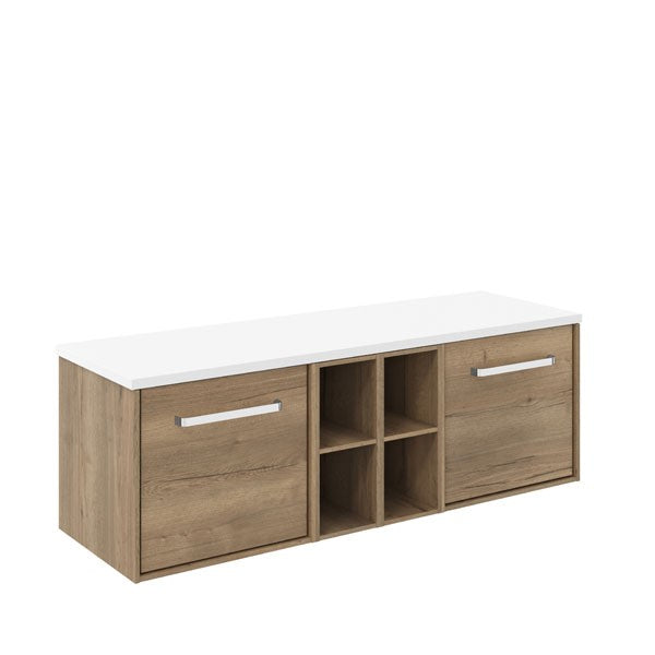 Infinity 1400 Unit with Polar White Worktop