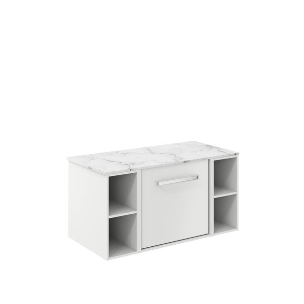 Infinity 900 Unit with Carrara Marble Worktop