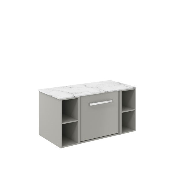 Infinity 900 Unit with Carrara Marble Worktop