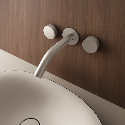 The Ixora Basin 3H Wall Mounted Set 316 Stainless Steel