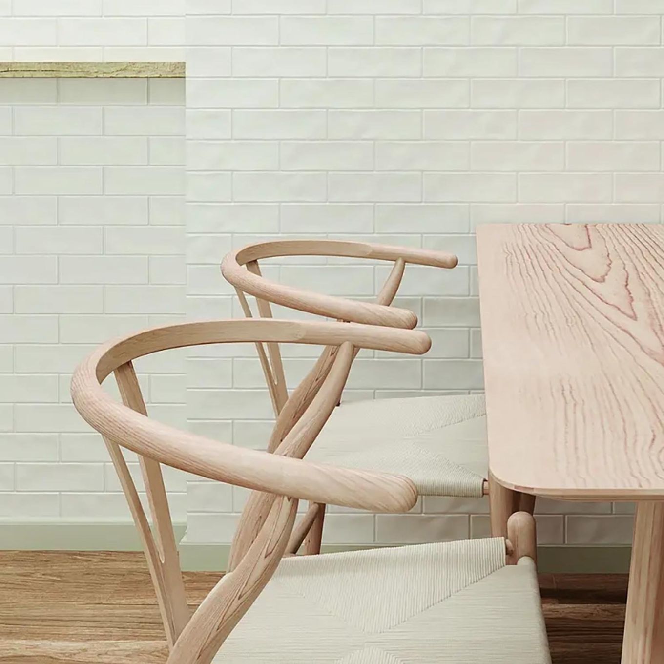 Borneo White Matt Brick Tile 65x200mm