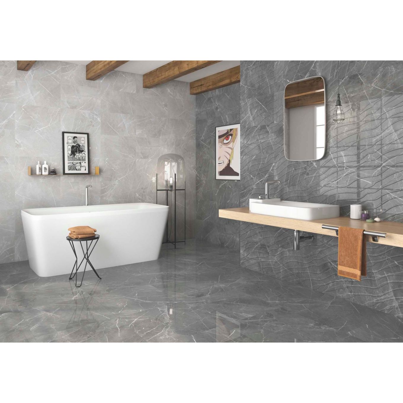 Niagra Gris Ceramic Tile 333x550mm