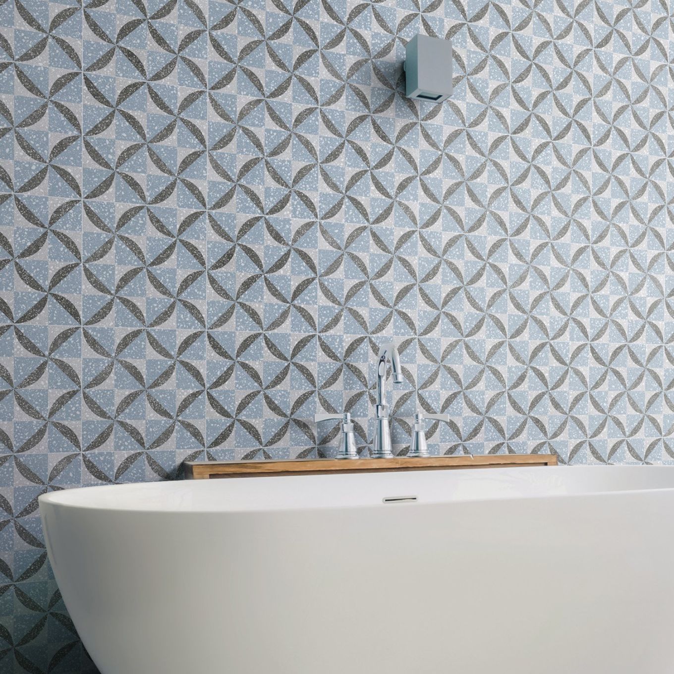 Saint-Denis Azul Matt Porcelain Tile 250x250mm