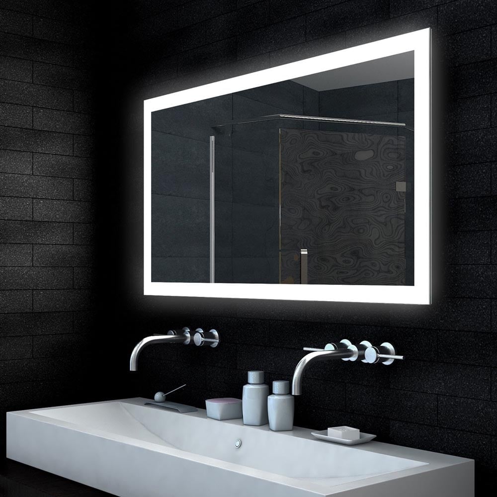 Emley LED Mirror with Demister and Infra Red Sensor - 800mm