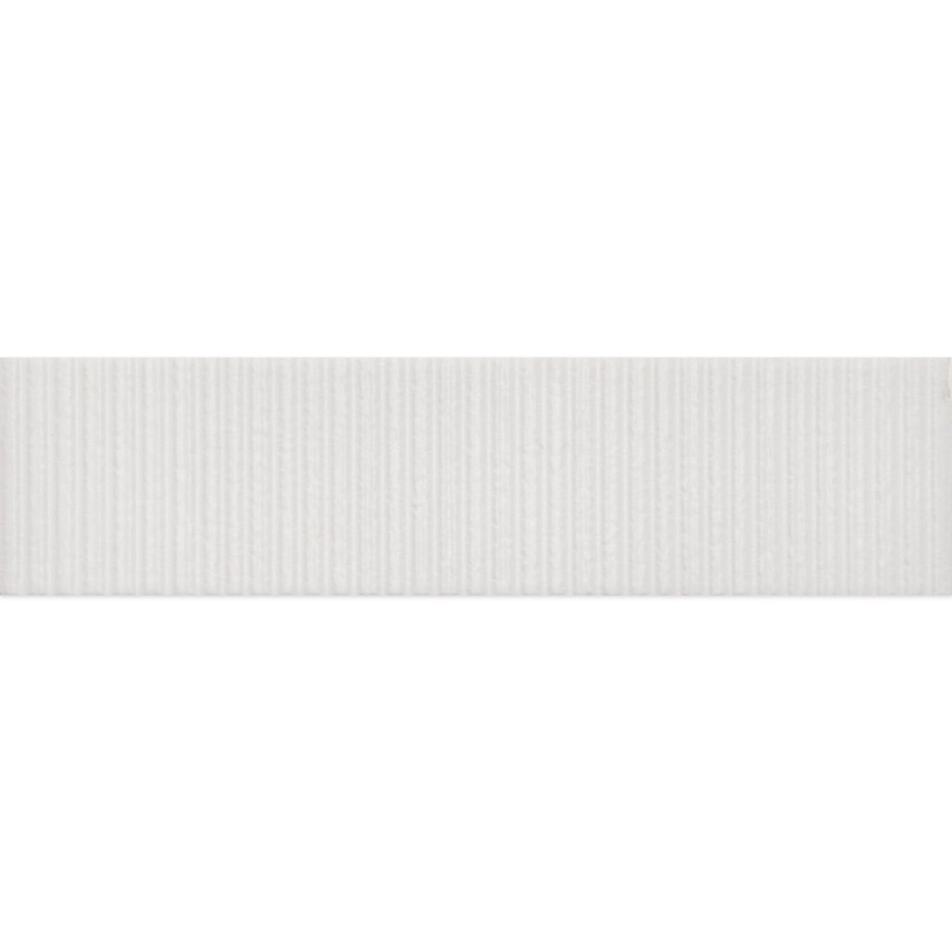 Viera Blanco White Ribbed Matt Ceramic Brick Tile 75x300mm