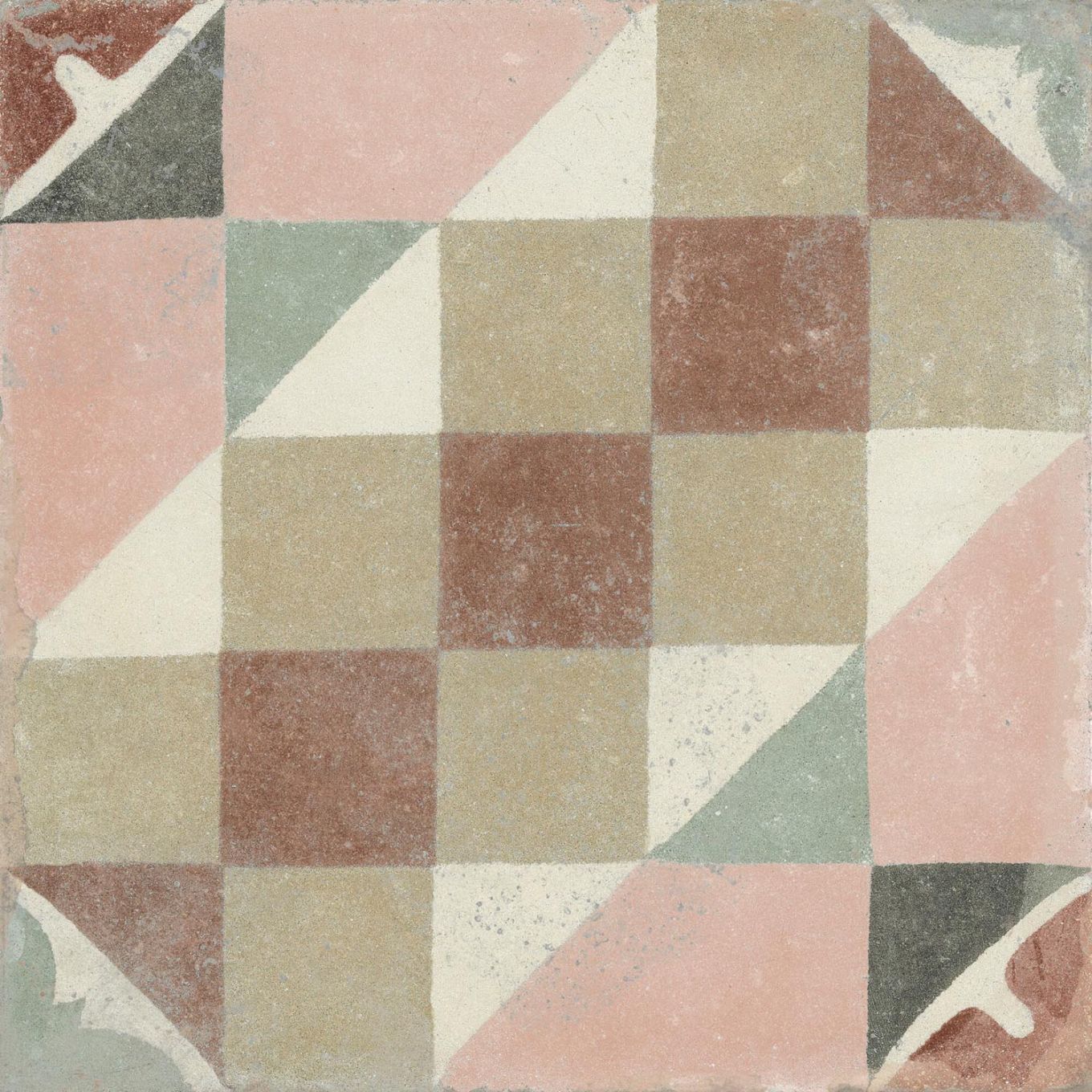 Machu Favara Matt Porcelain Patterned Tile 223x223mm