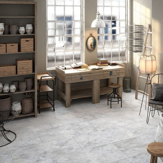 Paris Grey Matt Porcelain Tile 1200x600mm