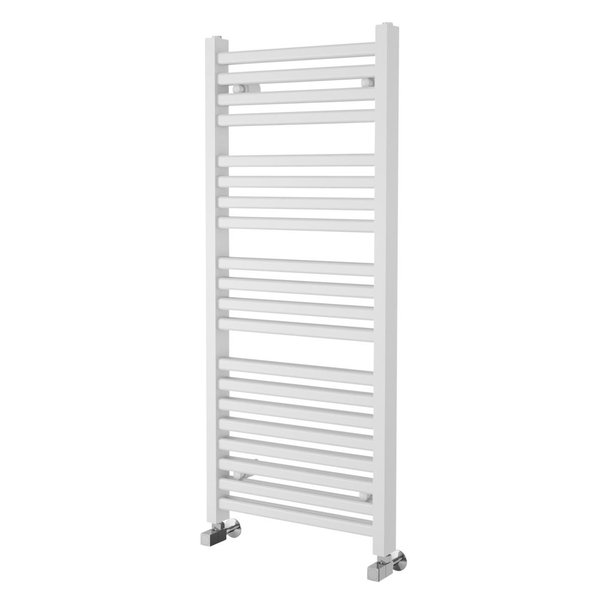 Teon White Double Heated Towel Rail 1200x500mm
