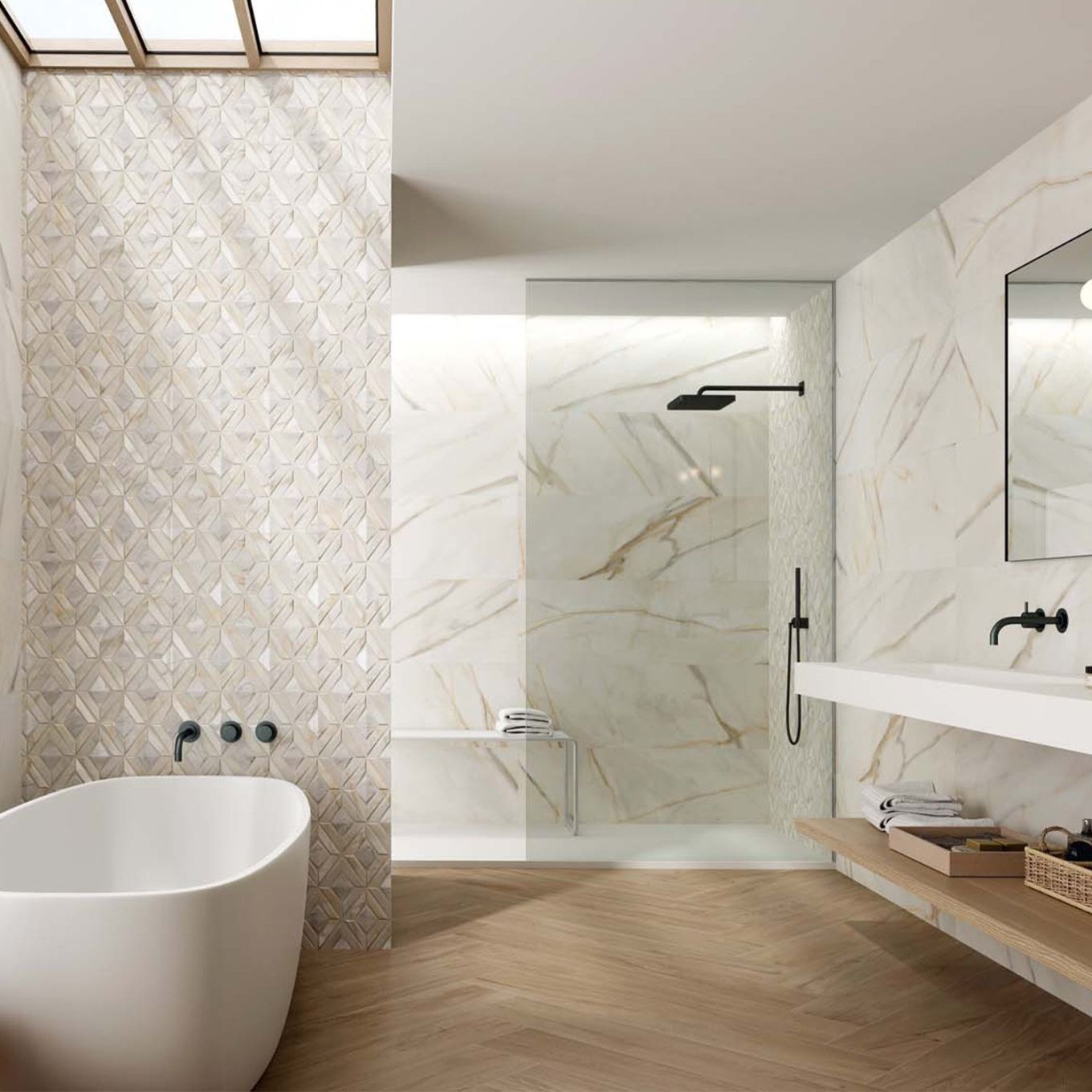 Salzburg Gold Matt Ceramic Tile 1200x400mm