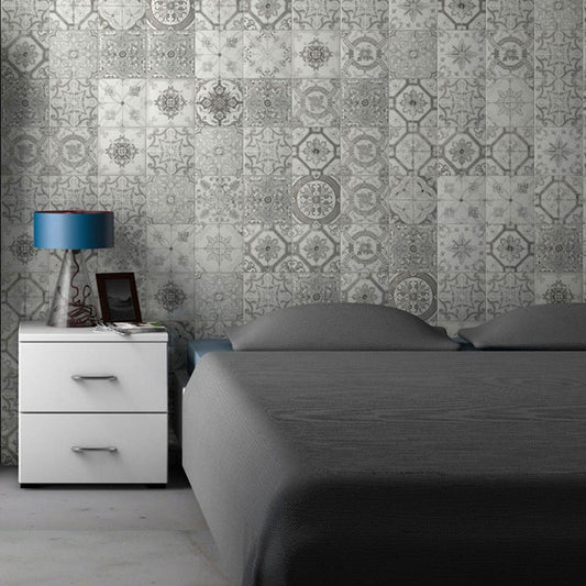 Aramean Matt Grey Porcelain Tile 200x200mm