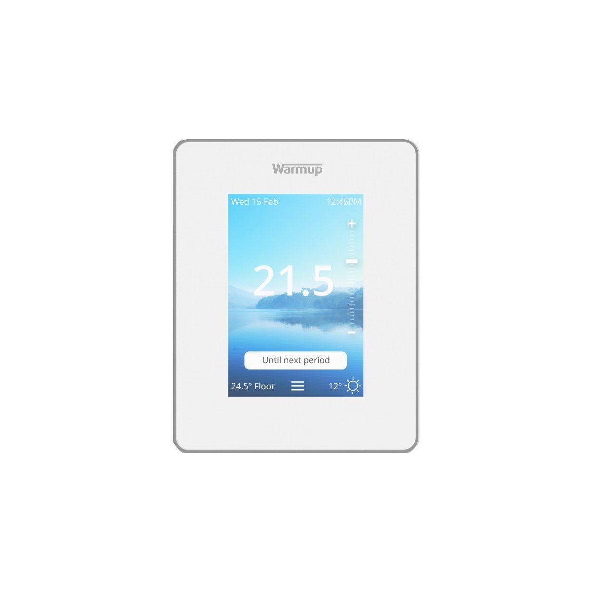Warmup 6iE Wi-Fi Thermostat Bright Porcelain