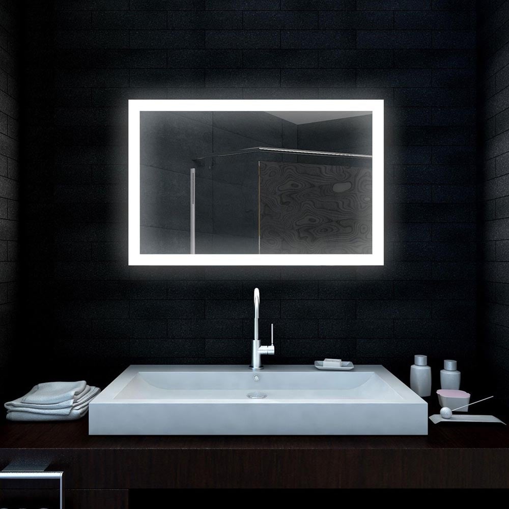 Emley LED Mirror with Demister and Infra Red Sensor - 800mm