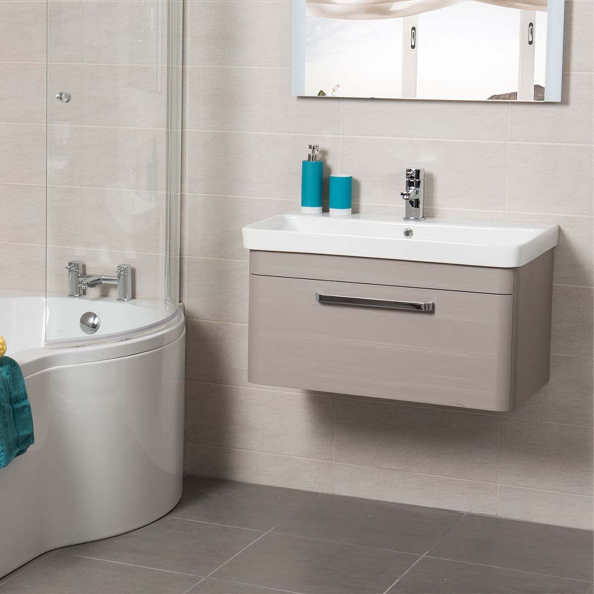 Milne Gris Matt Floor Tile 450mmx450mm