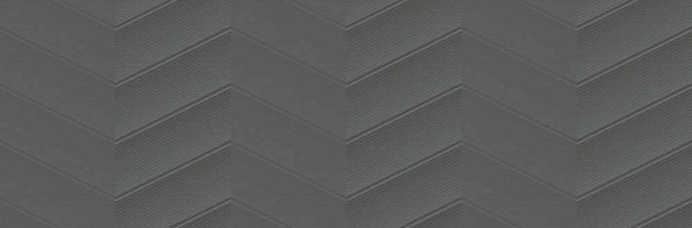 Clearance Tiles Lakehouse Grey Chevron Matt Ceramic Tile 1000x333mm