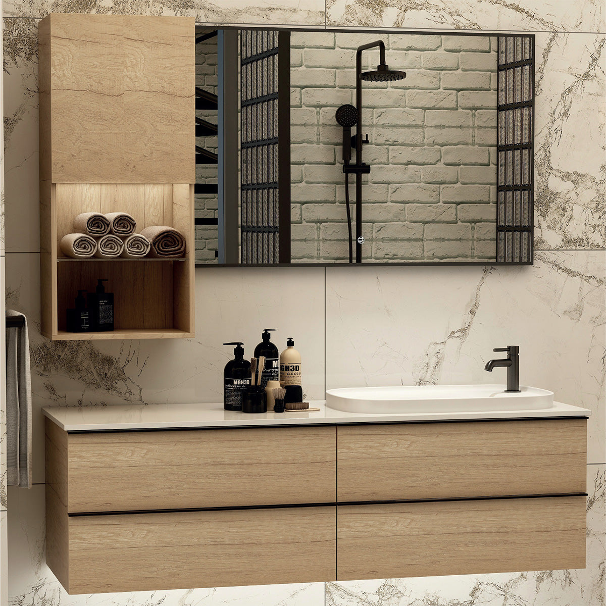 Liberty Illuminated Mirror with Demista