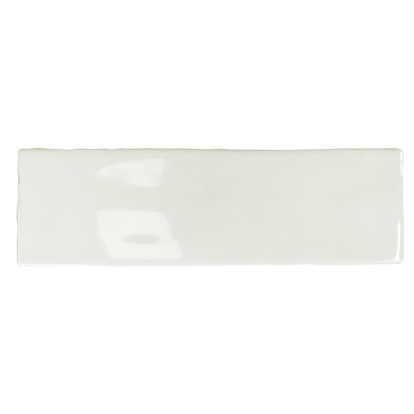 Borneo Soft White Gloss Porcelain Tile 65x200mm