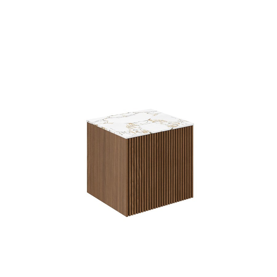 Limit 500 Single Drawer Unit with Gold Vein Estatuario Worktop