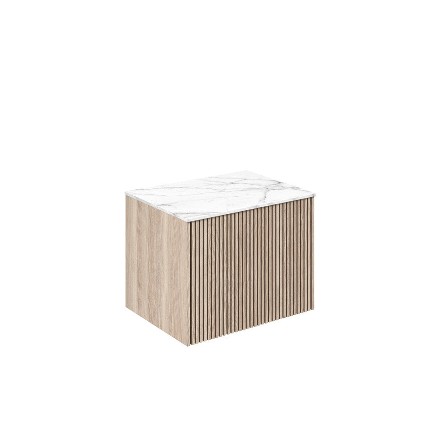 Limit 600 Single Drawer Unit with Carrara Marble Worktop