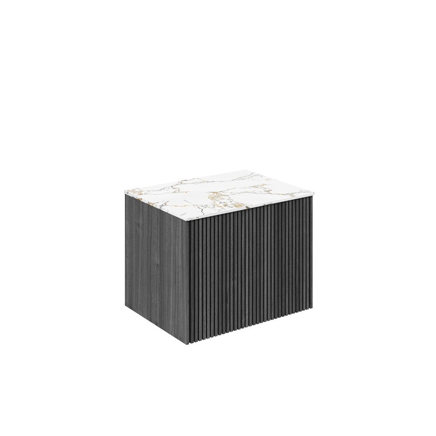 Limit 600 Single Drawer Unit with Gold Vein Estatuario Worktop