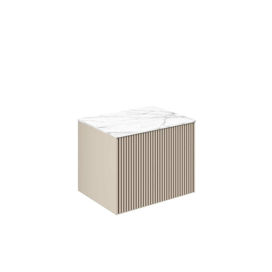 Limit 600 Single Drawer Unit with Carrara Marble Worktop