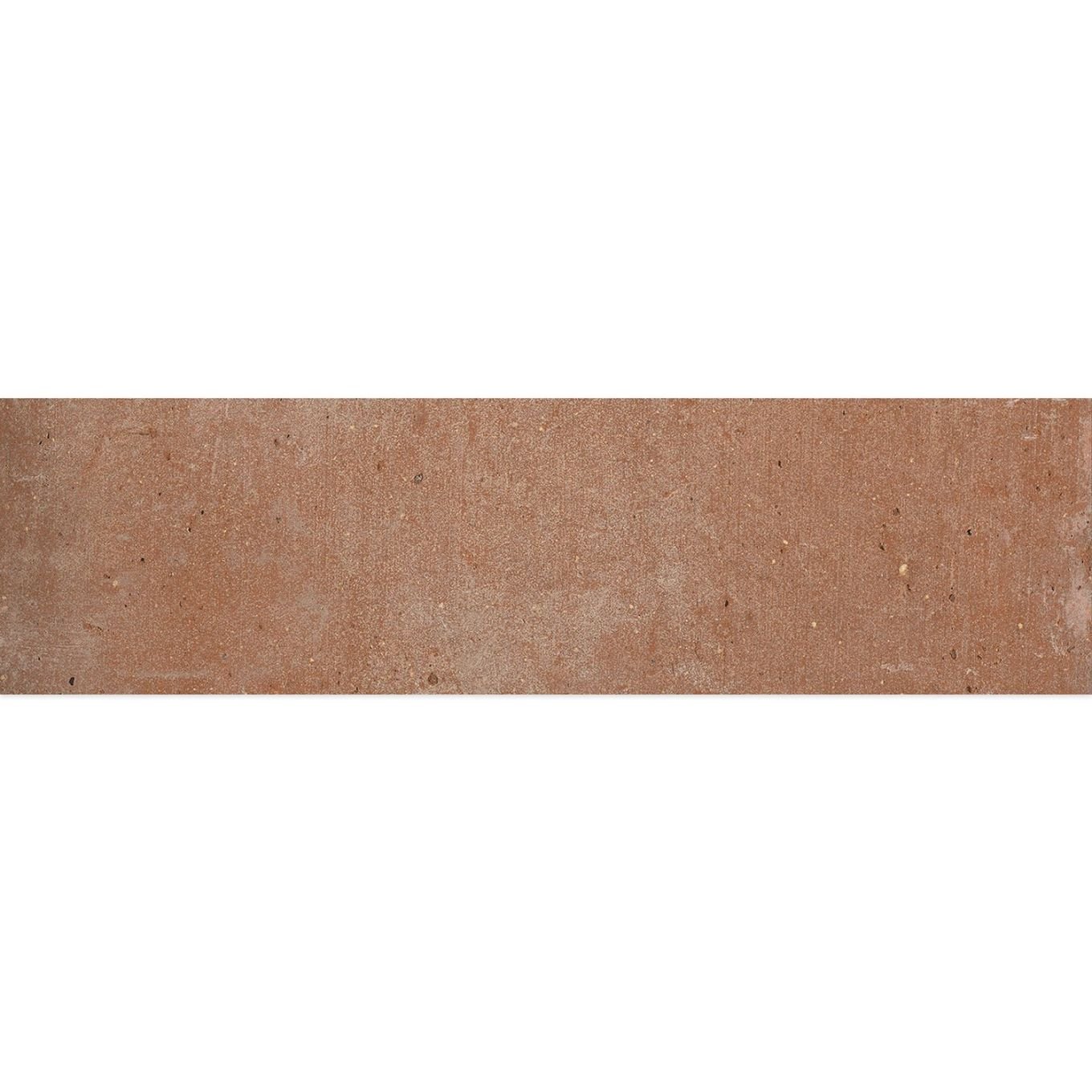 Terraza Red Terracotta Matt Porcelain Brick Tile 280x70mm