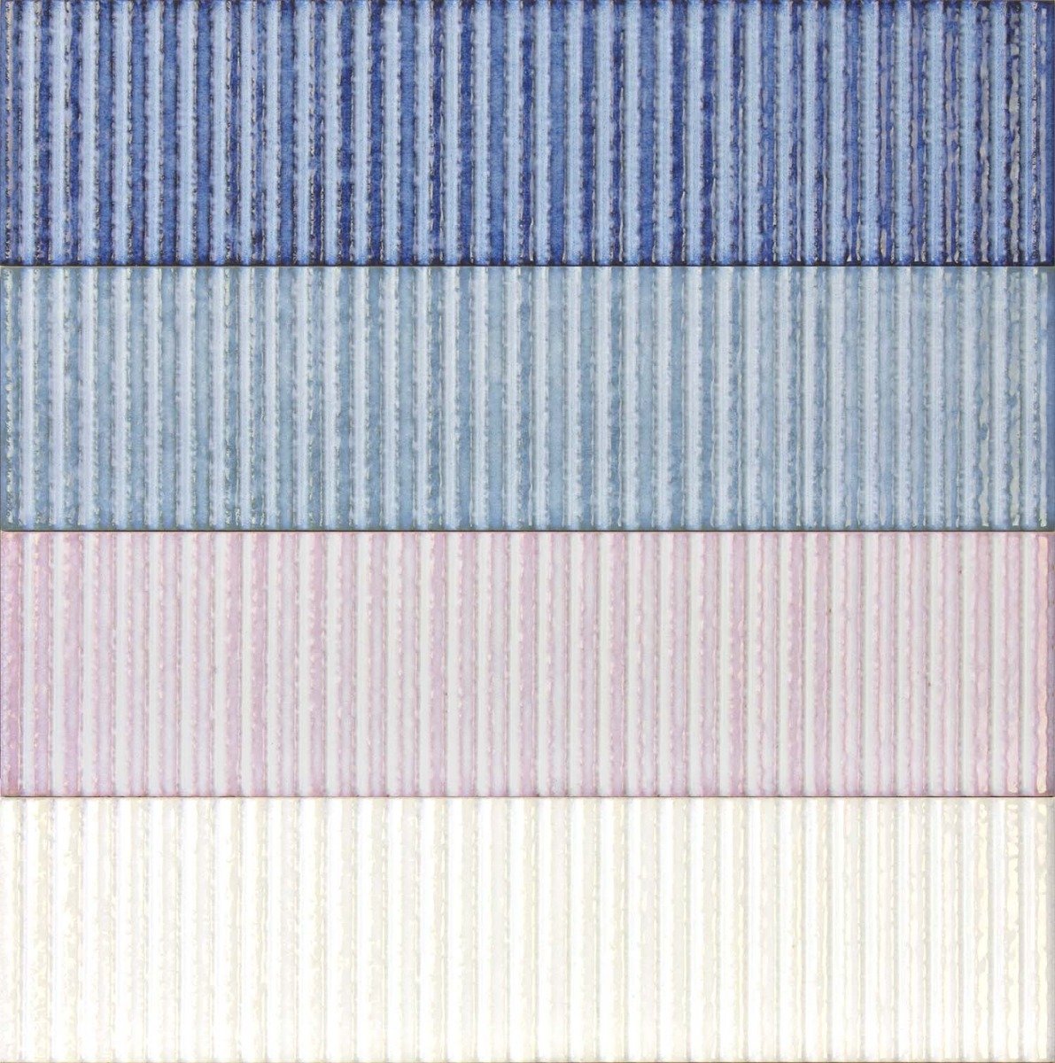 Canillo White Gloss Ceramic Brick Tile 300x75mm